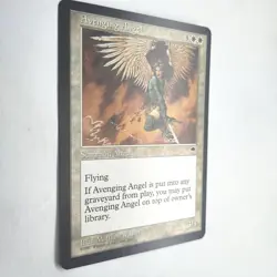 Avenging Angel NM Tempest Rare English 1997 MTG - Image 3