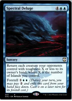 Spectral Deluge - R - Commander: Kaldheim - 7 - NM - Regular - Image 1