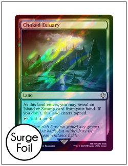 1x Choked Estuary, Surge Foil, Final Fantasy, Magic MTG NM - Image 1