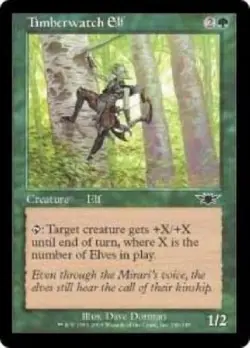 Timberwatch Elf x4 Legions MtG NM - Image 1