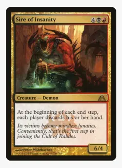 Sire of Insanity | Dragon's Maze DGM | MTG | Rare | EDH Rakdos Discard | LP-NM - Image 1