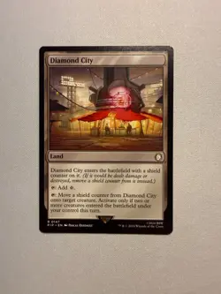 Diamond City - MTG Universes Beyond: Fallout (PIP) #147 NM - Image 1