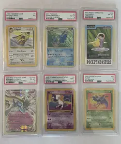 Pokemon 6 Slabs Lot, All Graded PSA Includes GYARADOS-HOLO & Mew - Image 1