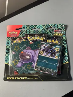 Pokemon Scarlet & Violet Paldean Fates Tech Sticker Collection Shiny Maschiff - Image 1
