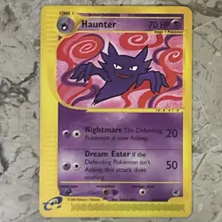 Haunter - 80/165 Expedition Base Set - Pokemon TCG - 2002 Mint - Image 1