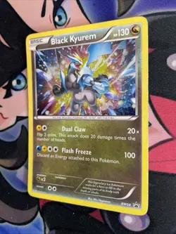 Pokemon 2012 Black White Promos #BW58 Black Kyurem Holo Black Star Promo Mp - Image 3