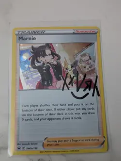 🔥 Pokemon Trading Card Game 🔥 Sword and Shield Promo Holo Marnie SWSH120 🚀✈ 820650808760 - Image 1