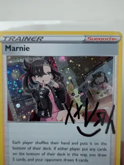 🔥 Pokemon Trading Card Game 🔥 Sword and Shield Promo Holo Marnie SWSH120 🚀✈ 820650808760 - Image 3
