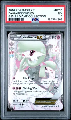2016 POKEMON XY GENERATIONS RADIANT COLL #RC30 FULL ART/GARDEVOIR EX PSA 7 - Image 1
