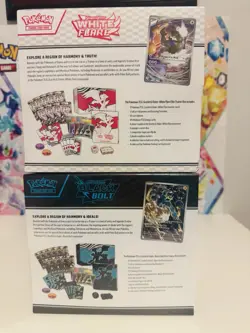 Pokemon TCG Black Bolt and White Flare Elite Trainer Box (ETB) - Factory Sealed - Image 2