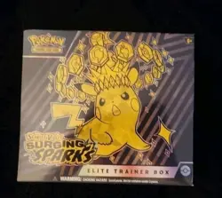 Pokemon Scarlet & Violet Surging Sparks Elite Trainer Box ETB Factory Sealed - Image 1