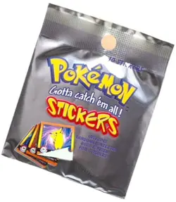 Pokemon SERIES 1 STICKERS FACTORY SEALED BOX OF 30 (300 STICKERS TOTAL) - Image 2