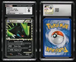 Tyranitar Prime Holo Pokemon HeartGold & SoulSilver Unleashed CGC 6 2010 - Image 3