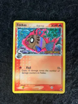 Feebas (Delta Species) - 49/101 - Pokemon Dragon Frontiers Reverse Holo Rare LP - Image 1