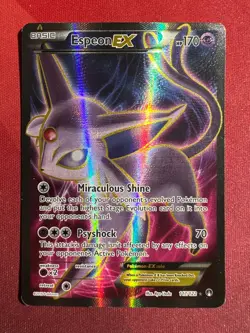 ESPEON EX 117/122 BREAKpoint XY FULL ART HOLO RARE FA Pokemon TCG card MP - Image 1