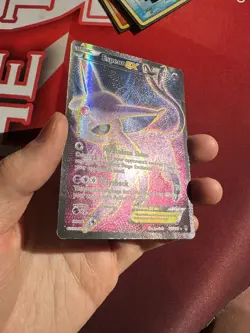 ESPEON EX 117/122 BREAKpoint XY FULL ART HOLO RARE FA Pokemon TCG card MP - Image 2
