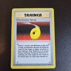 Devolution Spray 72/102 Rare Base Set Shadowless Pokemon TCG MP - Image 1
