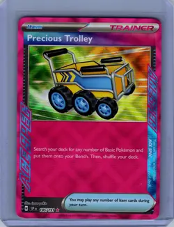 Pokemon SV08: Surging Sparks #185/191 Precious Trolley Near Mint or Better - Image 1