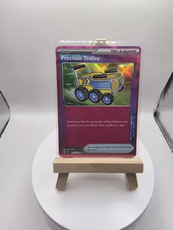 Pokemon TCG - Precious Trolley 185/191 Sv08:Surging Sparks Holo Ace Spec Rare NM - Image 1
