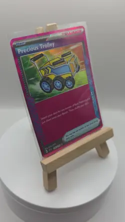 Pokemon TCG - Precious Trolley 185/191 Sv08:Surging Sparks Holo Ace Spec Rare NM - Image 2