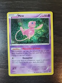 Pokemon TCG Mew Holo Rare Card 29/124 Fates Collide NM - Image 1