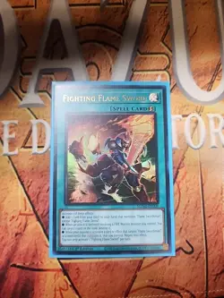Fighting Flame Sword MZMI-EN008 Ultra Rare 1st Ed NM Yugioh - Image 1