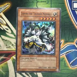Yugioh! Zaborg the Thunder Monarch AST-023 Super Rare Unlimited MP - Image 1