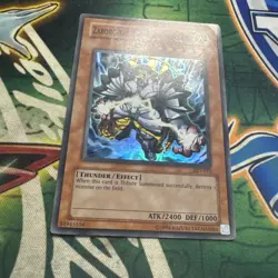 Yugioh! Zaborg the Thunder Monarch AST-023 Super Rare Unlimited MP - Image 2