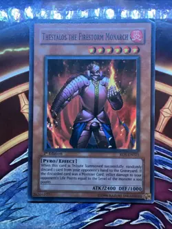 Thestalos the Firestorm Monarch RDS-EN021 Super Rare 1st Edition LP (slot#234) - Image 5