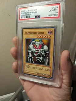 Summoned Skull MRD-003 Unlimited 2010-2017 Reprint PSA 10 Gem Mint - Image 3