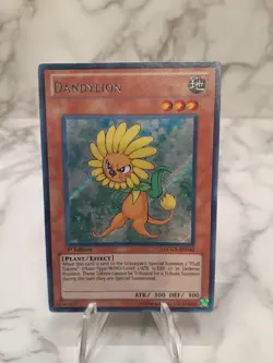 yugioh Dandylion LCGX-EN042 Secret Rare 1ST EDITION VLP/NM - Image 1