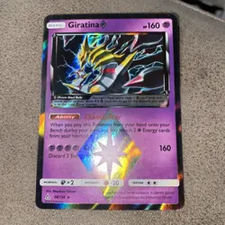 Giratina 58/156 - Sun & Moon Ultra Prism Holo Rare Pokemon Card - Image 1