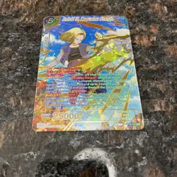 Android 18 Measuring Strength BT18-144 SPR Foil Dragon Ball Super Card Game | NM - Image 4