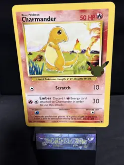 Pokemon Card Charmander 46/102 Celebrations 25th Anniversary JUMBO OVERSIZED NM - Image 1
