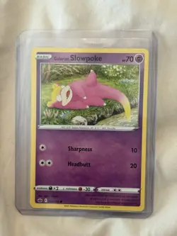 Galarian Slowpoke 054/198 SWSH06: Chilling Reign Regular Common Pokemon Card NM - Image 1