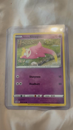 Galarian Slowpoke 054/198 SWSH06: Chilling Reign Regular Common Pokemon Card NM - Image 2