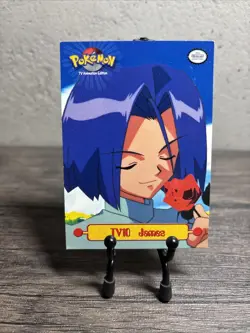 TV10 James - TV Animation Edition - Pokemon Topps Card-Vintage-Fast Shipping-LP - Image 1