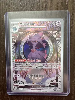 Pokemon TCG Paldea Evolved Mismagius Illustration Rare Card 212/193 NM Condition - Image 1