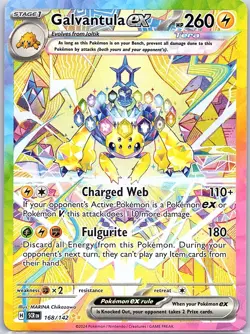 Galvantula ex 168/142 SV07: Stellar Crown - Pokemon Card - NM - Image 1