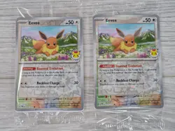10 x Eevee Pokemon Day Stamp Prismatic Evolutions TCG Card 074/131 Sealed Lot - Image 4