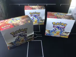 3 Pokemon Surging Sparks Booster Box Empty No Packs Or Cards. X3 - Image 1