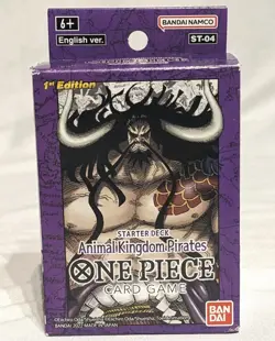 Bandai ST04 Animal Kingdom Pirates One Piece Card Game 1st Edition READ BELOW 4549660853251 - Image 1