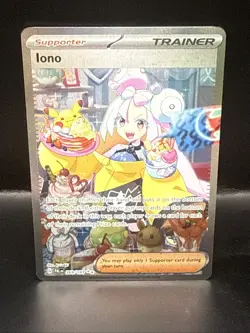 Pokemon TCG Iono Paldea Evolved Holo Card 269/193 Special Illustration Rare - Image 1