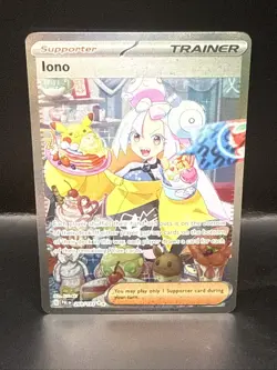 Pokemon TCG Iono Paldea Evolved Holo Card 269/193 Special Illustration Rare - Image 2