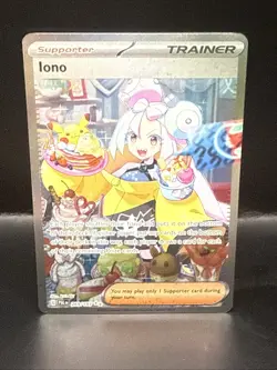 Pokemon TCG Iono Paldea Evolved Holo Card 269/193 Special Illustration Rare - Image 3
