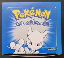 Pokemon Burger King 23k Gold Plated Trading Card Mewtwo Sealed In Blue Box, New - Image 1