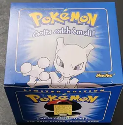 Pokemon Burger King 23k Gold Plated Trading Card Mewtwo Sealed In Blue Box, New - Image 5