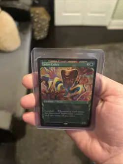 Lotus Cobra (Showcase) - Zendikar Rising MTG Plus Bonus Card!!! - Image 1