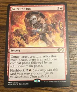 1x Seize the Day- NonFOIL x 1 MTG LP- Ultimate Masters, Magic The Gathering Card - Image 1