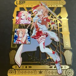 WES - Goddess Story Gold METAL Card - Serial Number #026/200! Asuna Sword Art - Image 4